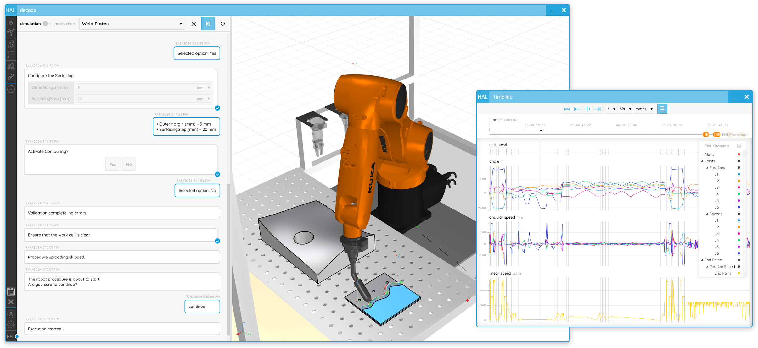 DECODE Best programming software for KUKA Robots - Alternative to KUKA Sim Pro - KUKA robot simulation software - KUKA simulation software for KUKA Cobots and KUKA robots - Agilus - KR6- KR16 - KUKA Robot Arm