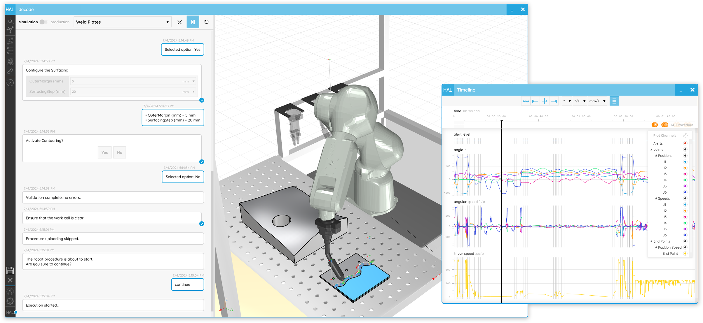 DECODE Best programming software for Kawasaki Robots - Alternative to Kawasaki K-Roset - Kawasaki robot simulation software - Kawasaki simulation software for Kawasaki robots - Kawasaki Robot Arm