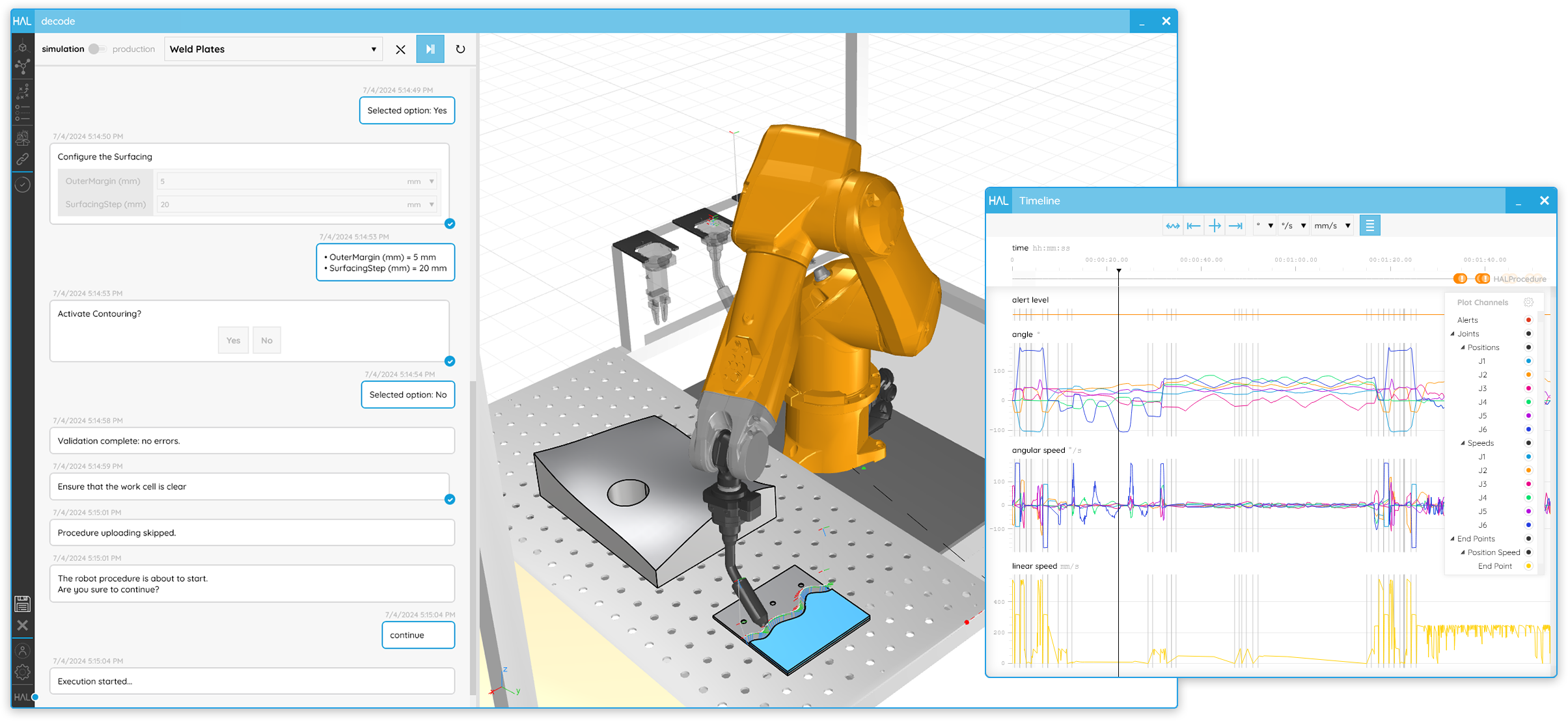 DECODE Best programming software for Staubli Robots - Alternative to Staubli Robotics Software Staubli Robotics Suite - Staubli robot simulation software - Staubli simulation software for Staubli robots - Staubli Robot Arm